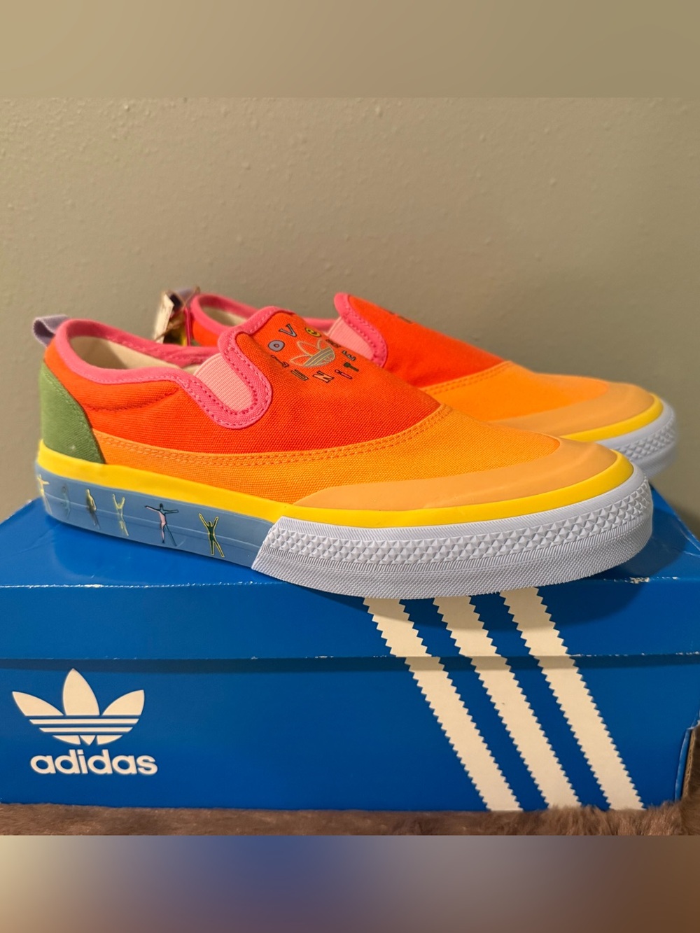 Adidas Originals Nizza Slip-On Pride